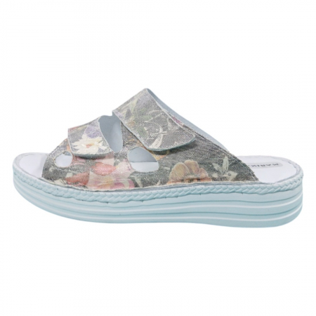 Papuci femei piele naturala 430 floral [1]