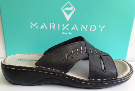 Saboti  Dama din piele hand made - Saboti dama piele naturala