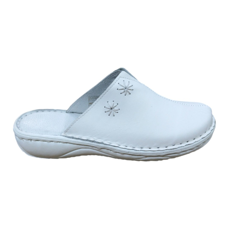 Saboti Dama din Piele Hand Made - Saboti dama cu talpa ortopedica