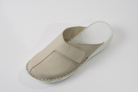 Saboti  Dama din piele hand made - Papuci medicali