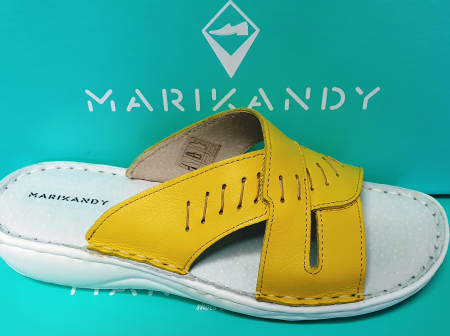 Saboti dama piele naturala galbeni [2]