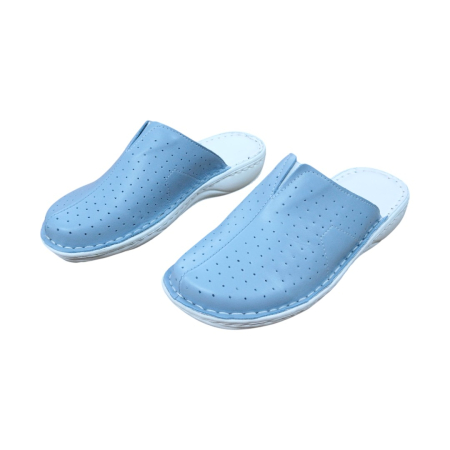 Saboti dama medicinali piele naturala 3060 azur [2]