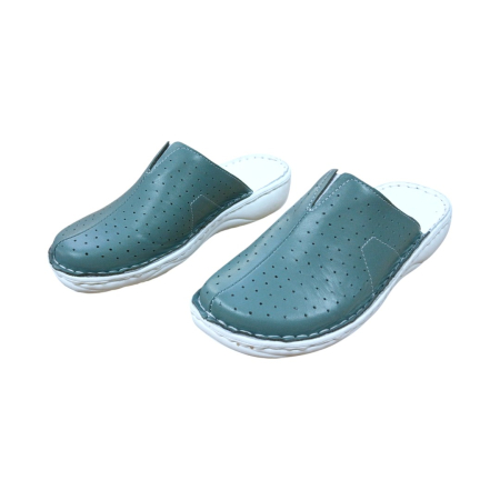 Saboti dama medicinali piele naturala 3060 olive [2]