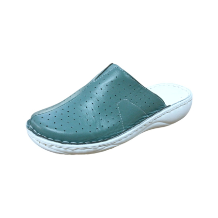 Saboti  Dama din piele - Saboti dama medicinali piele naturala 3060 olive