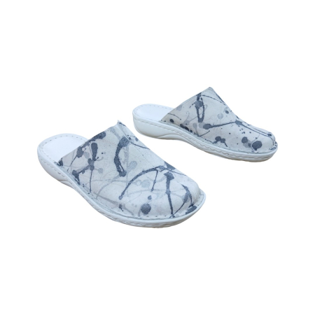 Saboti dama piele 3006 albina [1]