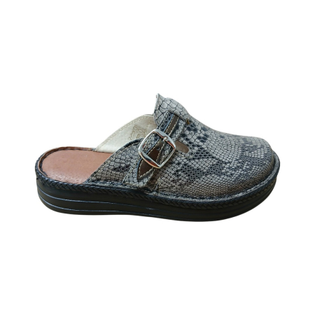 Saboti dama piele 4080 piton maro [1]