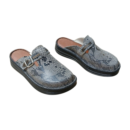 Saboti dama piele 4080 piton maro [2]