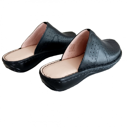 Saboti dama piele naturala 3060-negru [2]