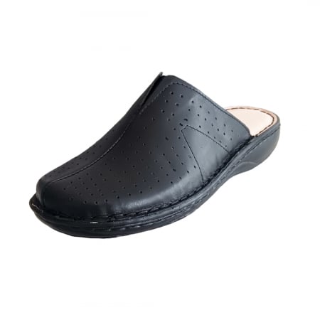 Saboti  Dama din piele - Saboti dama piele naturala 3060-negru