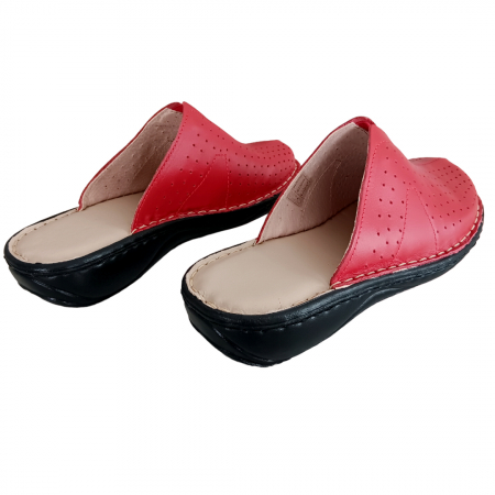 Saboti dama piele naturala 3060-rosu [1]