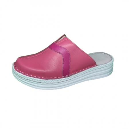 Saboti  Dama din piele hand made - Saboti dama piele naturala 4306-roz