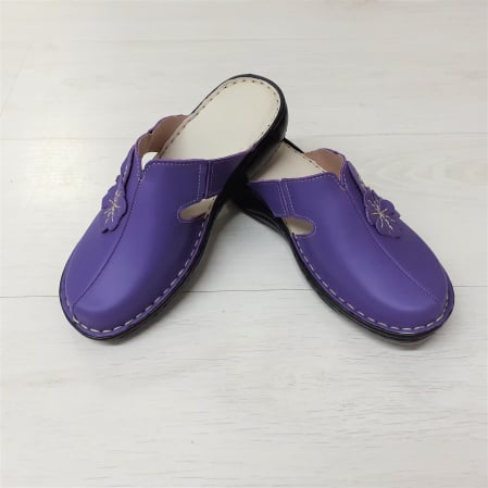 Saboti dama piele naturala 7009-mov [2]