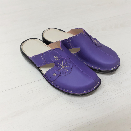 Saboti dama piele naturala 7009-mov [1]