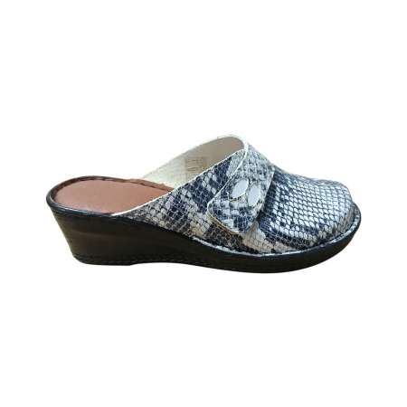 Saboti dama piele talpa 6014 piton gri [1]