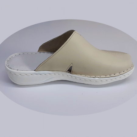 Saboti dama cu talpa ortopedica alb [2]