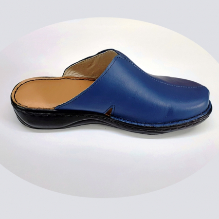 saboti dama piele inchisi in fata blue [2]