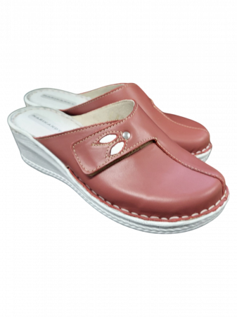 Saboti femei piele cu talpa ortopedica 6014-plamaniu [2]