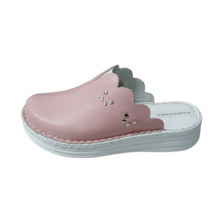 Saboti femei piele naturala 4062 fard [1]