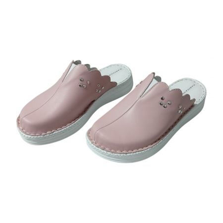 Saboti femei piele naturala 4062 fard [2]