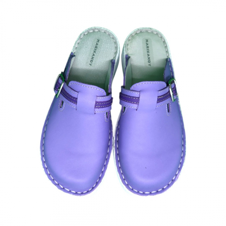 Saboti femei piele naturala 4080 lila [1]