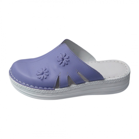 Saboti femei piele naturala 4113 lila [1]