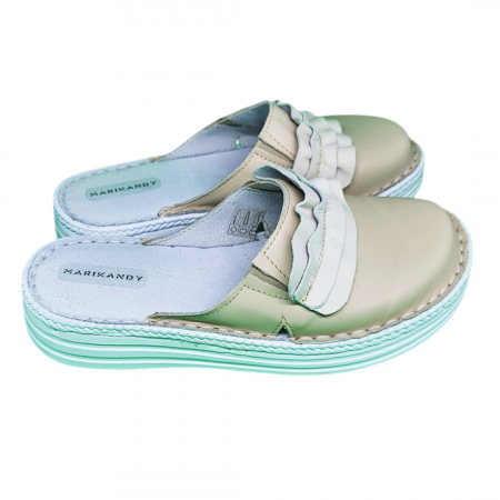 Saboti femei piele naturala 4500 bej [2]