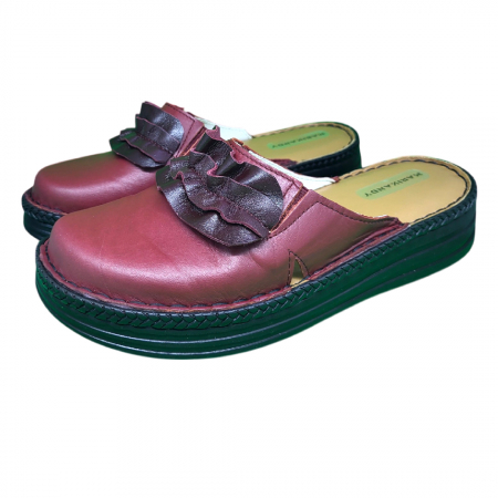 Saboti femei piele naturala 4500 bordo [1]