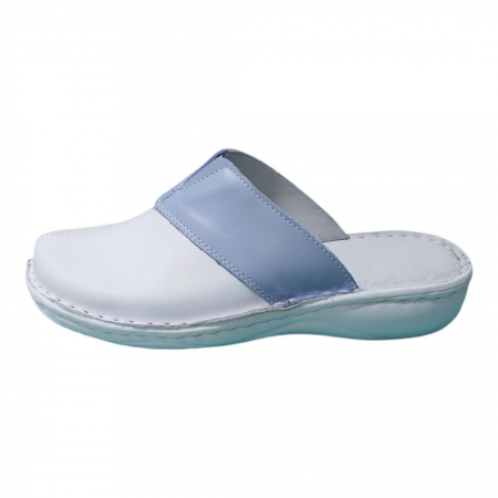 Saboti femei piele naturala 7400 azut [1]