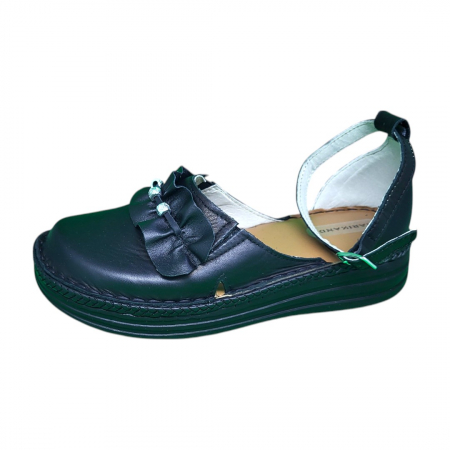 Pantofi dama din piele naturala - Sandale dama piele naturala Fanny negru