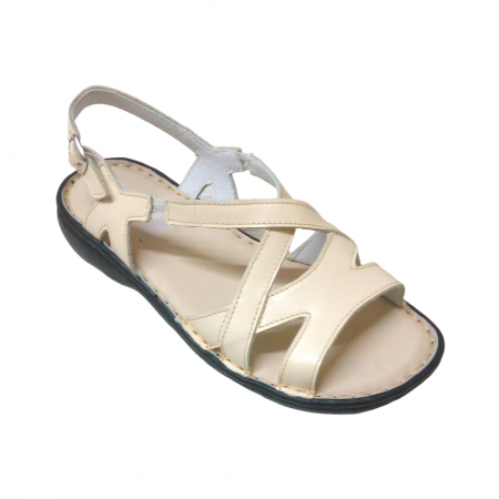 Sandale femei - Sandale femei piele naturala 521 bej