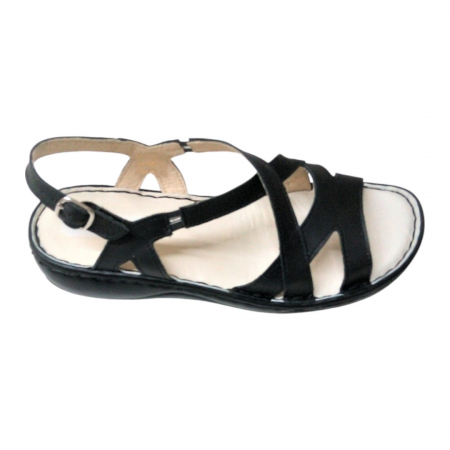 Sandale femei piele naturala 521 negru [1]