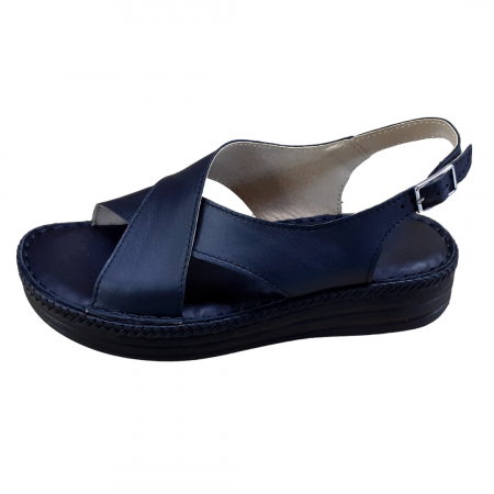 Sandale femei - Sandale femei piele naturala Niky negru