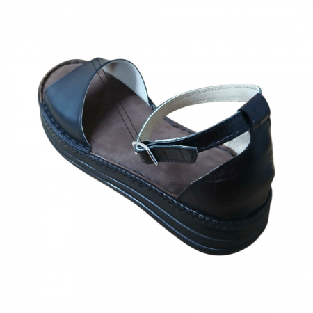 Sandale femei piele naturala Regina negru [1]