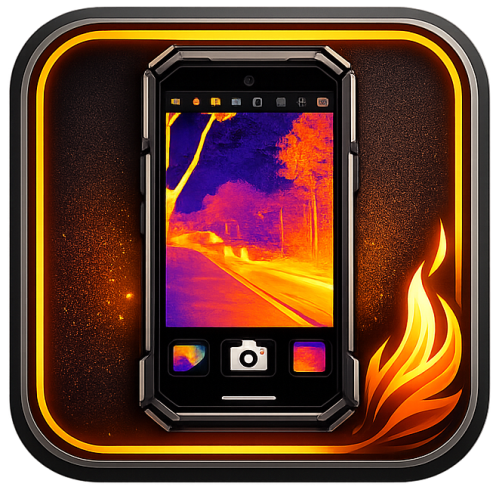 Phones with a thermal camera