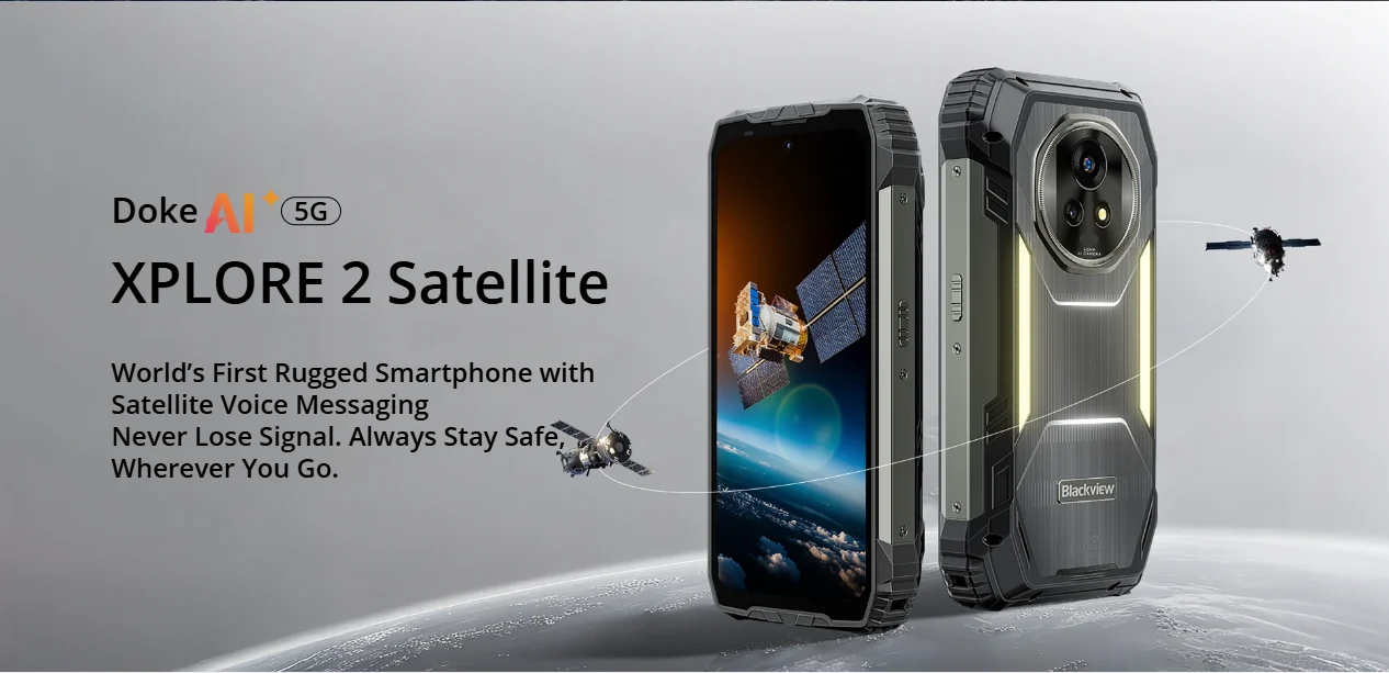 Blackview XPLORE 2 Satellite cu eSIM disponibil pe DualStore