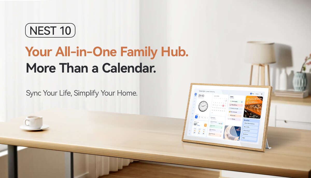 Blackview NEST 10: Calendarul Digital Inteligent care organizează întreaga familie și devine în același timp o ramă foto elegantă