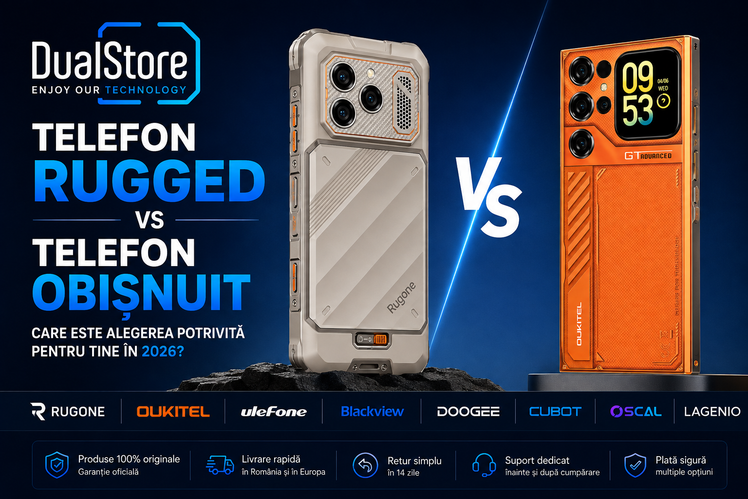 Telefon rugged vs telefon obișnuit în 2026: care este alegerea potrivită pentru tine?