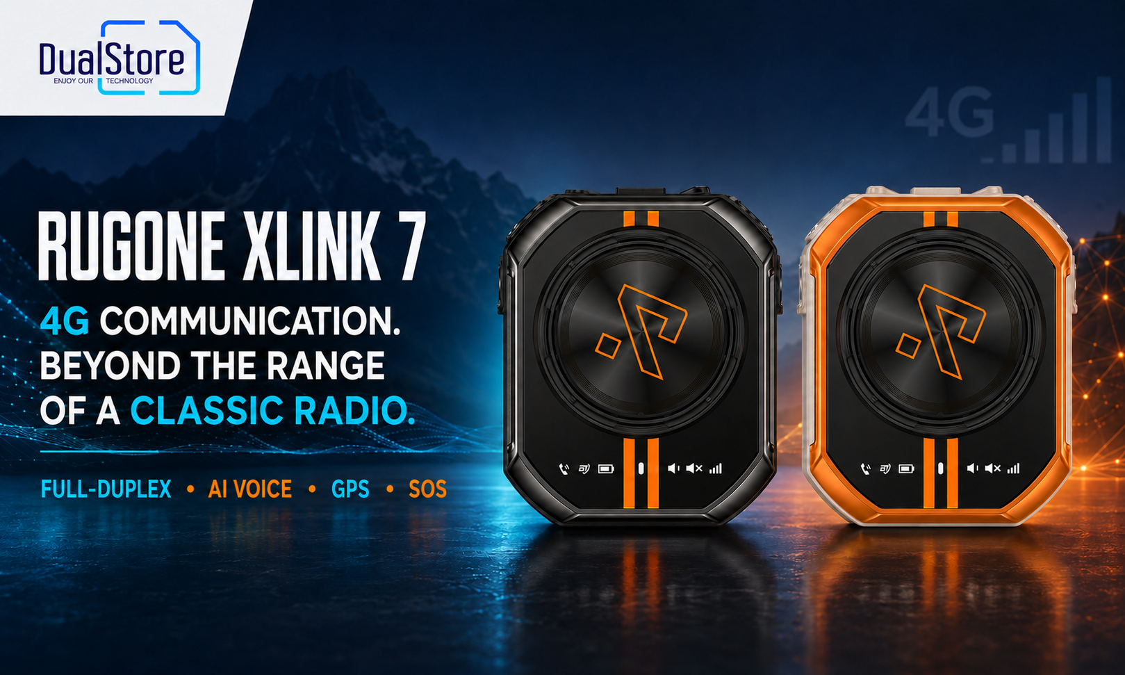 RugOne XLink 7 changes team communication: the 4G AI walkie-talkie that works like a call