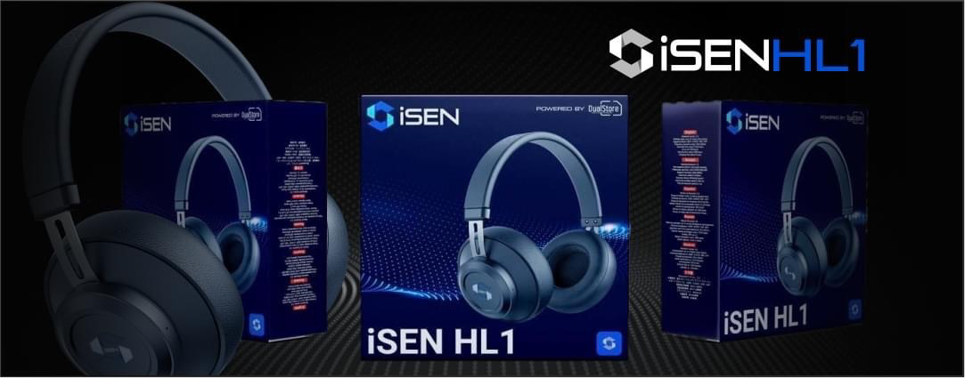 iSEN HL1 - Castile wireless over-ear care iti ofera o experienta audio de calitate