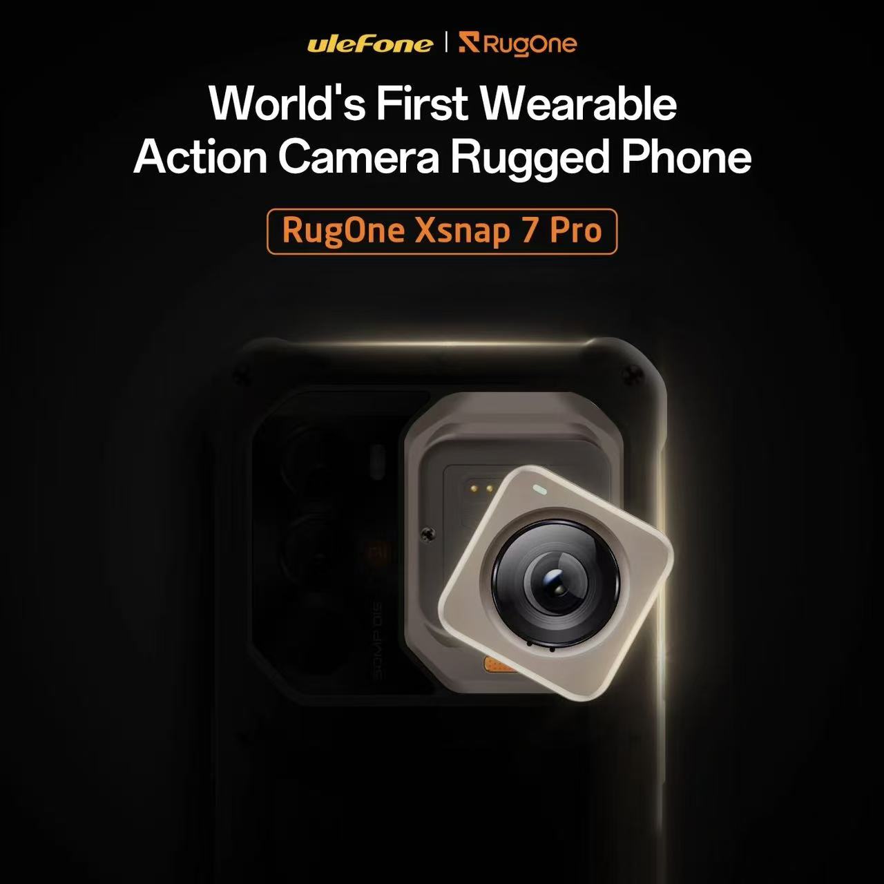 RugOne XSnap 7 Pro – viitorul smartphone-urilor rugged cu cameră de acțiune modulară (MWC 2026)