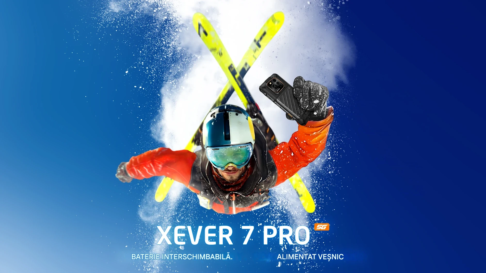 RugOne Xever 7 Pro – Telefon Rugged 5G cu Cameră Termică FLIR, Baterie Interschimbabilă și Android 15