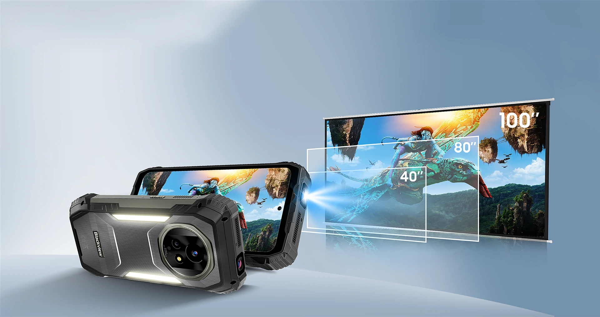 Blackview XPLORE 2 Projector cu eSIM disponibil pe DualStore