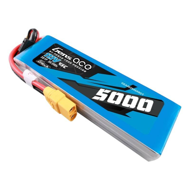 Gens ace G-Tech 5000mAh 11.1V 45C 3S1P lipo battery with XT90 Plug [2]