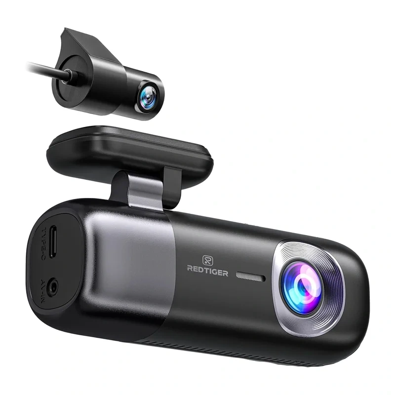 REDTIGER F9 - Camera video pentru bord cu WiFi, 4K + 1080p [1]