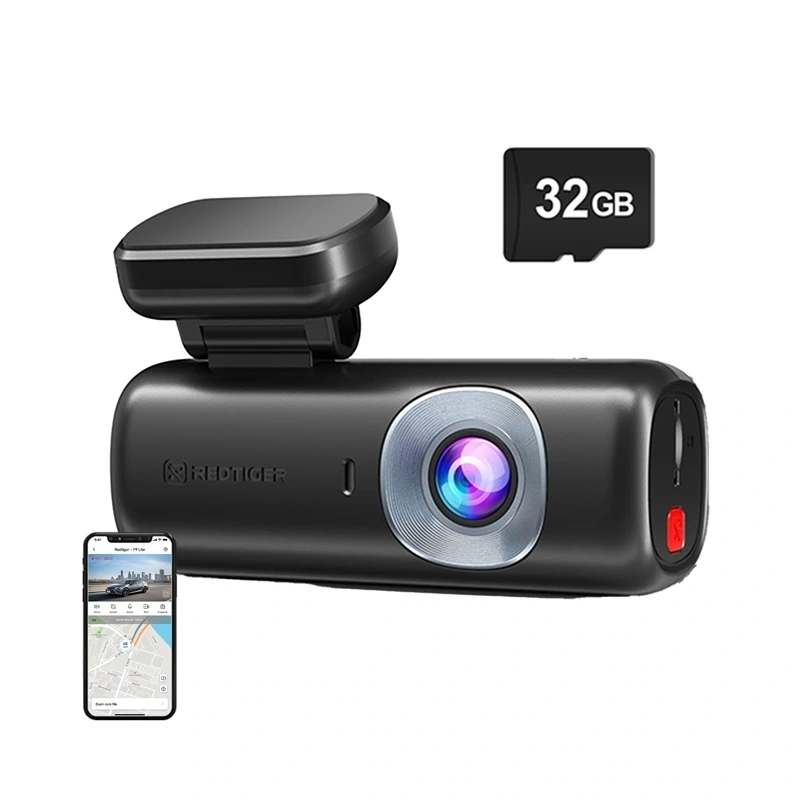 Sisteme (Camere) Supraveghere Video - REDTIGER F9 Lite 4K 32 GB - camera video pentru bord