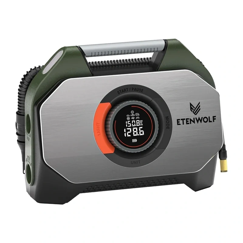 Gadgets - Compresor auto Etenwolf S7, 11,03 bar, 38.400 mAh