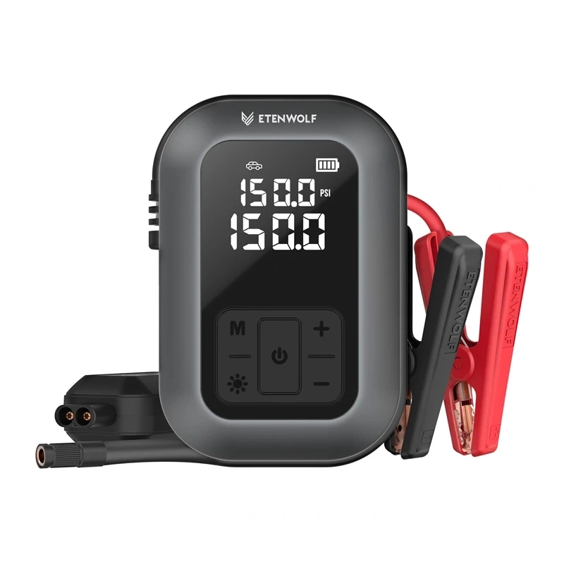 Gadgets - Compresor de aer auto Etenwolf X5 Pro Max, 11,03 bar, 8000 mAh