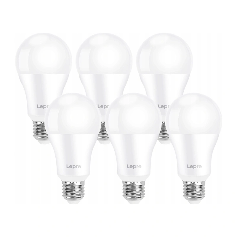 Smart Home - Bec LED LEPRO 100080-DW-EU-6 E27 A60 13 W (100 W) 1521 lm 6500 K 180° 6 bucati