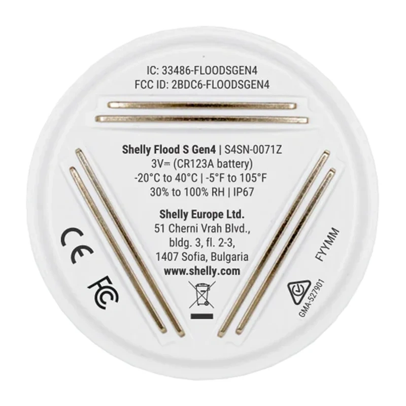 SHELLY Flood S Gen4 - Senzor inteligent de inundatii [1]