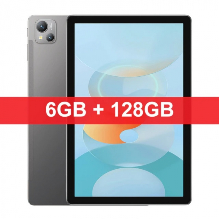 Tableta Blackview Tab 13 Gri, 4G, IPS 10.1 FHD+, Android 12, SIMO, 6GB RAM extensibil, 128GB ROM, Helio G85, 13MP, 7280mAh, Dual SIM image